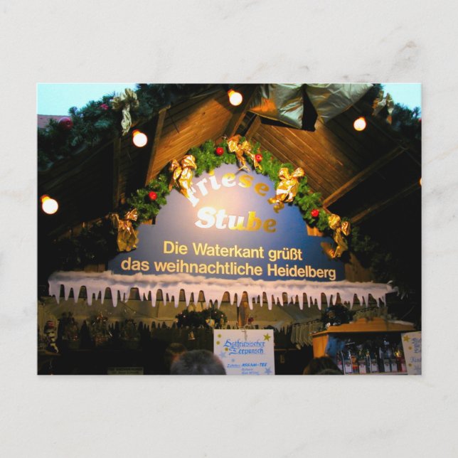 Navidad alemán, stube festivo del mercado del (Anverso)