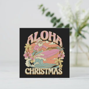 Navidad Aloha Surf Santa Hawaiano Kalikimaka 