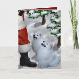 Navidad americano del perro esquimal