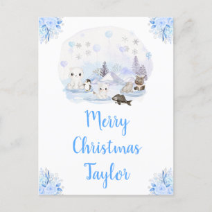 Navidad Animales Árticos País de las Maravillas In