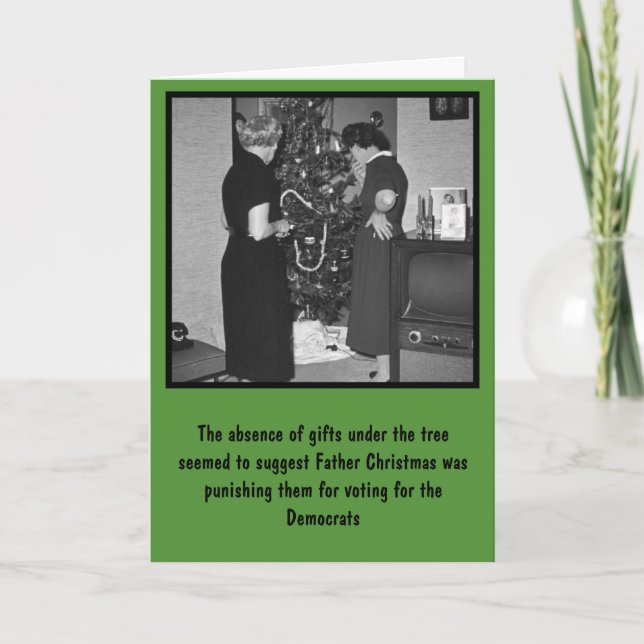 Navidad anti divertido de Demócratas (Anverso)