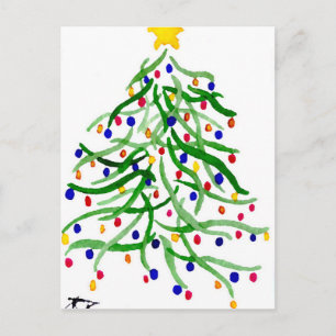 Navidad Árbol acuático
