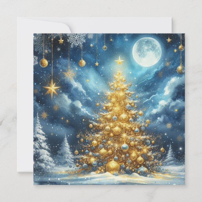 Navidad & árbol de Navidad Personalizado (Anverso)