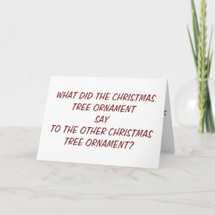 NAVIDAD ÁRBOL ORNAMENTE CHISTE DE CONTACTO PARA NA