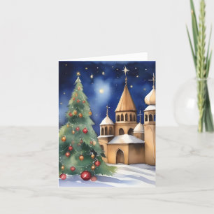 Navidad armenia C - 6 de enero - Acuarela