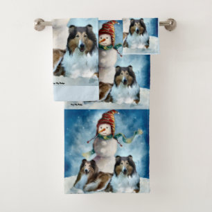 Navidad áspero del collie