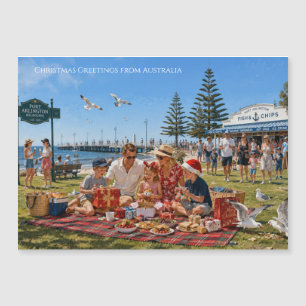 Navidad australiana Puerto Arlington Melbourne