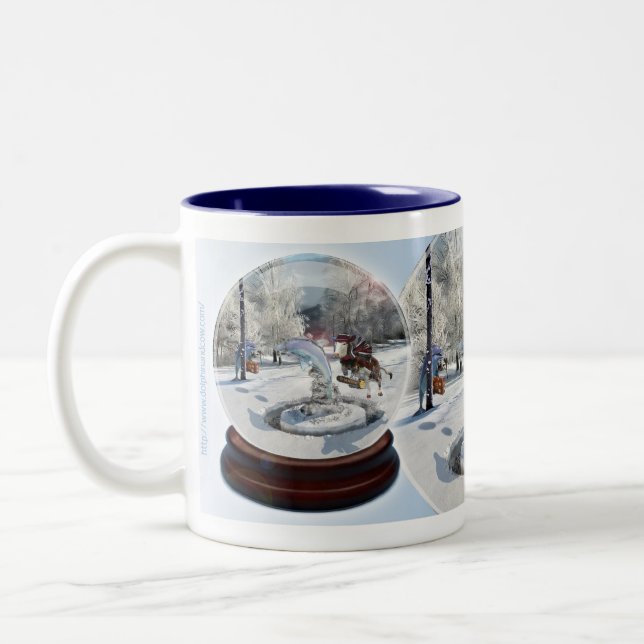 Navidad azul - taza (Izquierda)