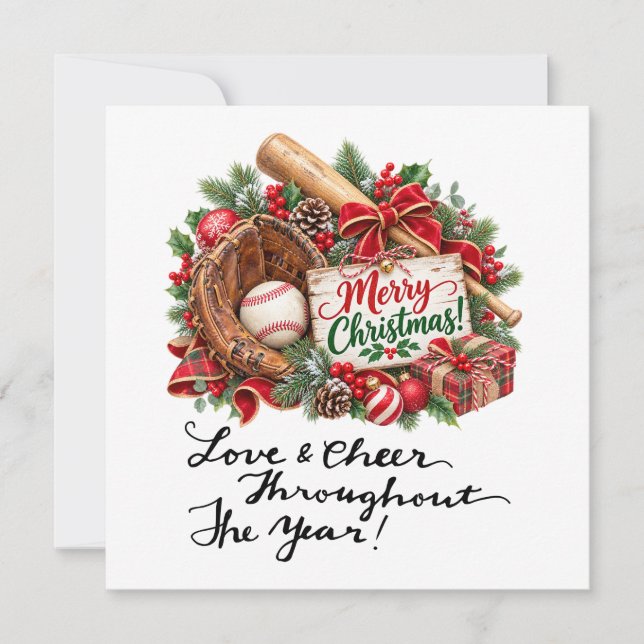 Navidad béisbol  (Anverso)