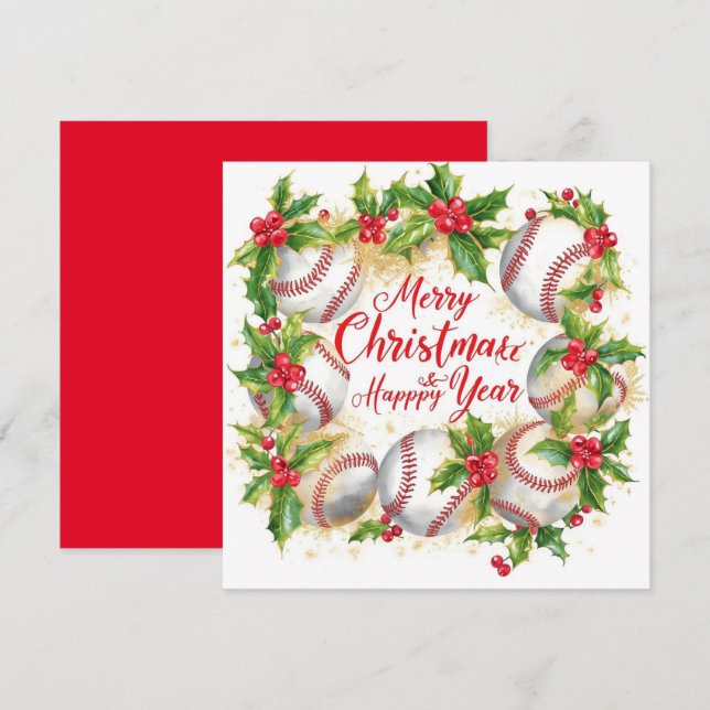 Navidad béisbol  (Anverso / Reverso)