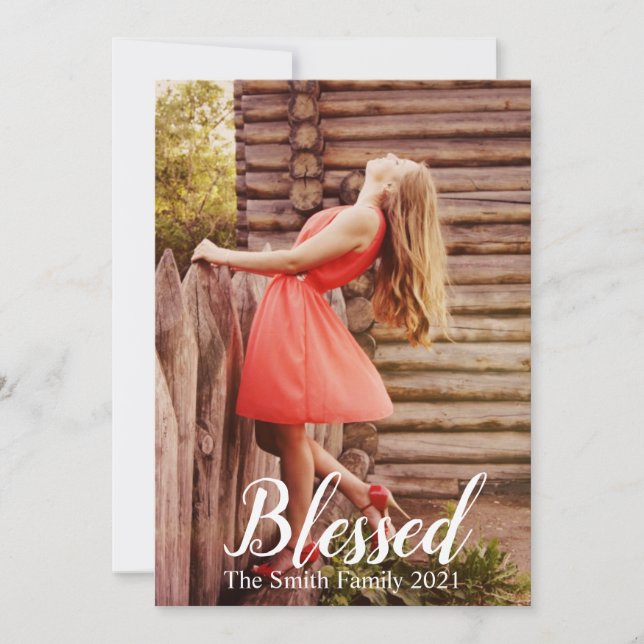 Navidad Bendecida Personalizable (Anverso)