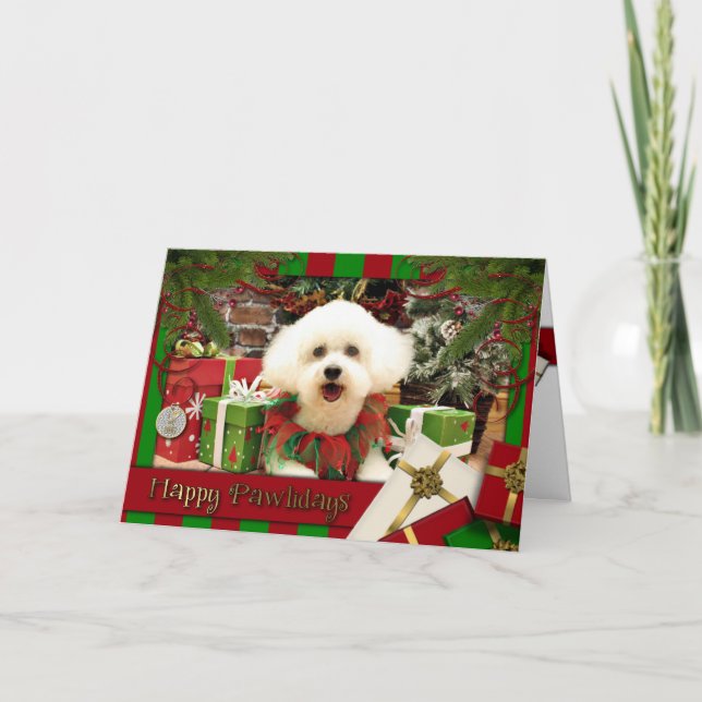 Navidad - Bichon Frise - Lilly (Anverso)