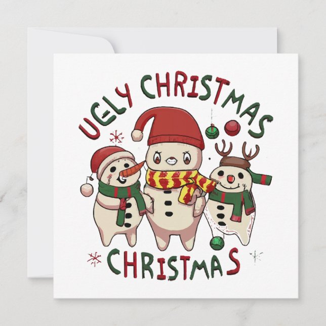 Navidad blanca ;UGLY CHRISTMAS (Anverso)