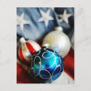 Navidad blanco y azul rojo