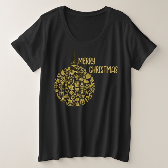 Navidad - Bolas de árbol con iconos de Navidades 2 (Anverso del diseño)