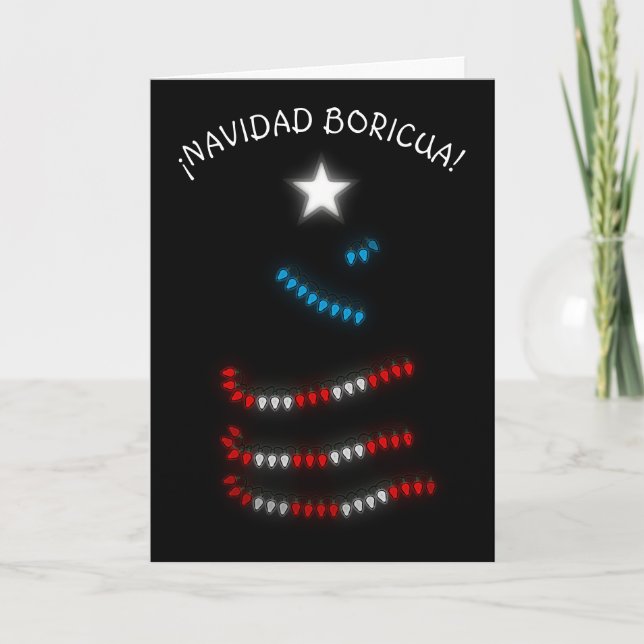 Navidad Boricua Puerto Rico Feliz Navidad Fiesta (Anverso)