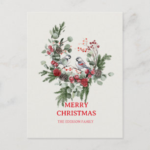 Navidad Bosque Minimalista Simple Fiesta 1
