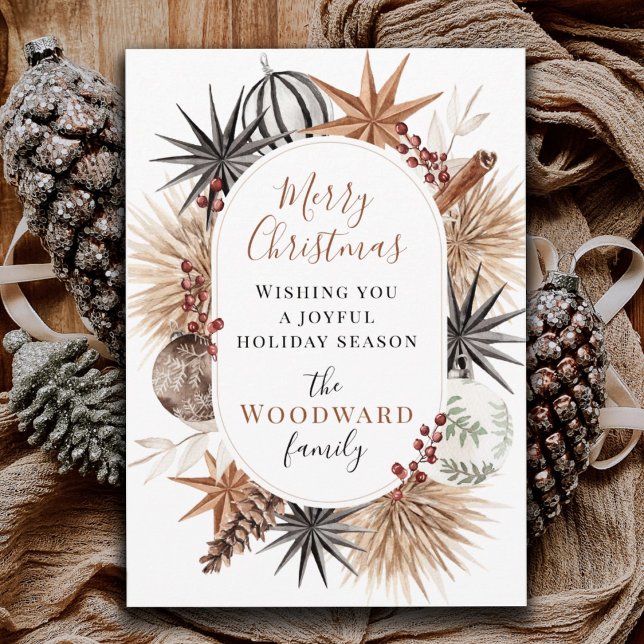 Navidad Botánica Seca Terrosa Rústica (Subido por el creador)