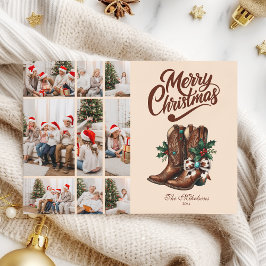 Navidad Botas y Lazo Occidental 9 Foto