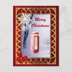 Navidad británico del paisaje del invierno