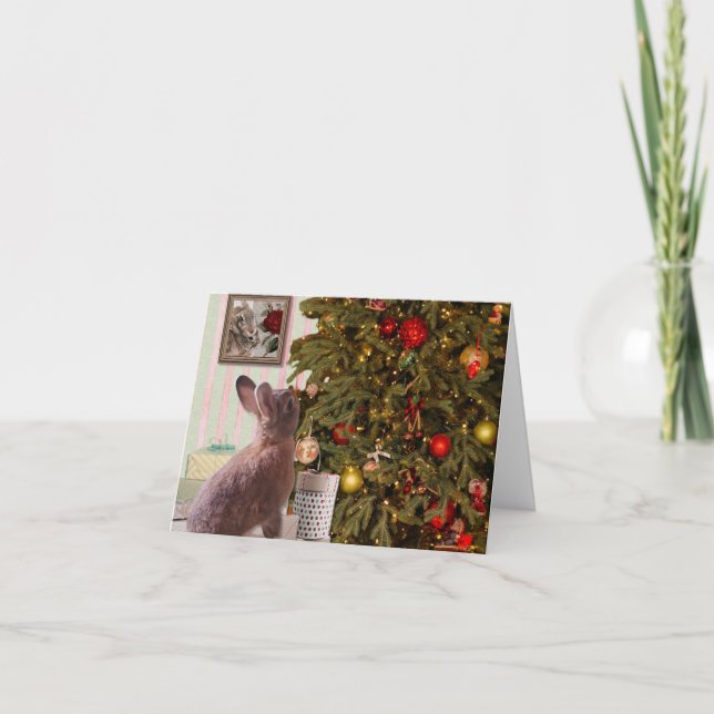 Navidad Bunny piensa en la travesura (Anverso)