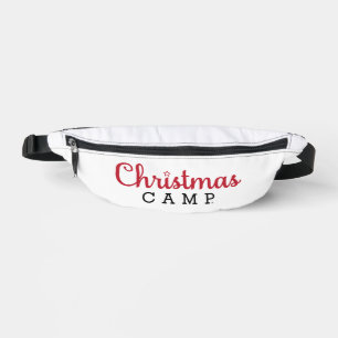 Navidad Camp Fanny Pack   Bolsa de navidades