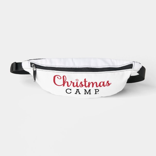 Navidad Camp Fanny Pack | Bolsa de navidades (Anverso)