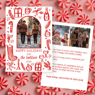 Navidad Caprichosa Arco Personalizado 3 FOTOS