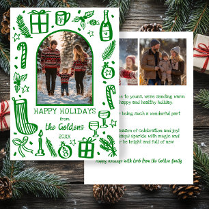 Navidad Caprichosa Arco Personalizado Lindo 3 FOT