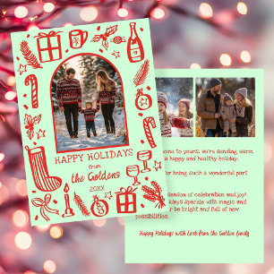 Navidad Caprichosa Arco Personalizado Lindo 3 FOT