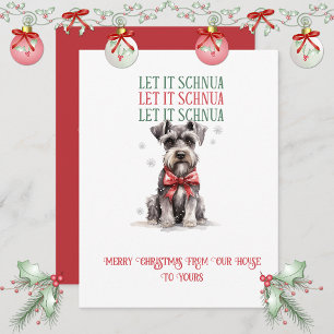 Navidad caprichosa de Schnauzer  