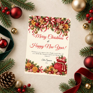 Navidad caprichosa Feliz Año Nuevo