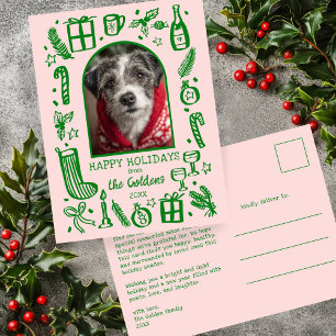 Navidad Caprichosa Foto de Arco Personalizada