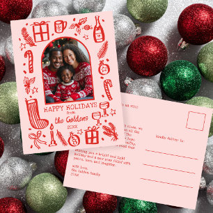 Navidad Caprichosa Foto de Arco Personalizada CUT