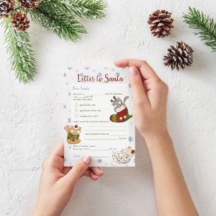 Navidad Carta A La Plantilla De Vacaciones De Sant