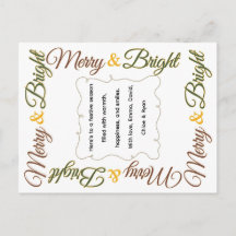 Navidad Clásica Retro Festiva Alegre y Brillante