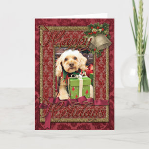 Navidad - Cockapoo - remolque