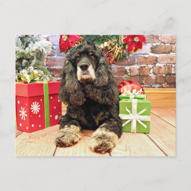 Navidad - cocker spaniel - Marley (Anverso)