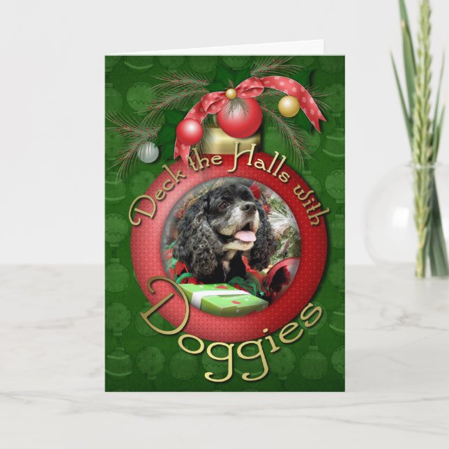 Navidad - cocker spaniel - Marshall (Anverso)