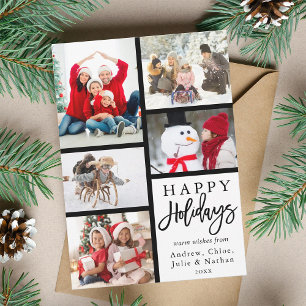 Navidad Collage de 5 Fotos Moderno