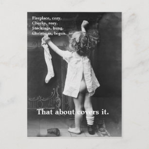 Navidad comenzado - postal