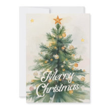 Navidad con Acuarela Verde y Dorado