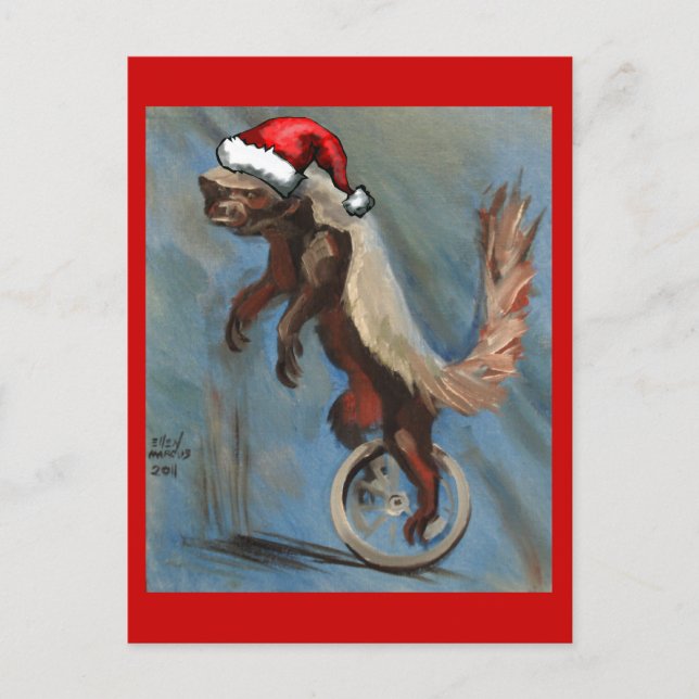 Navidad con el tejón de miel (Anverso)