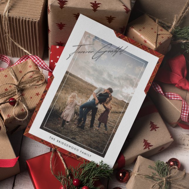 Navidad con foto a cuadros moderna 'Siempre agrade (Subido por el creador)