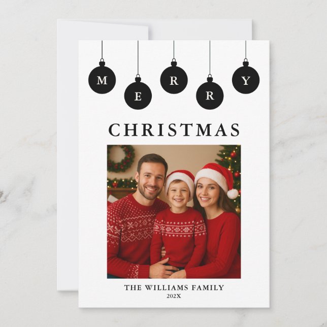 Navidad con Foto Personalizada (Anverso)