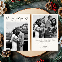 Navidad con guión de recién casados modernos y fel