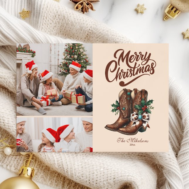 Navidad con lazo y botas del Oeste 2 Foto  (Subido por el creador)