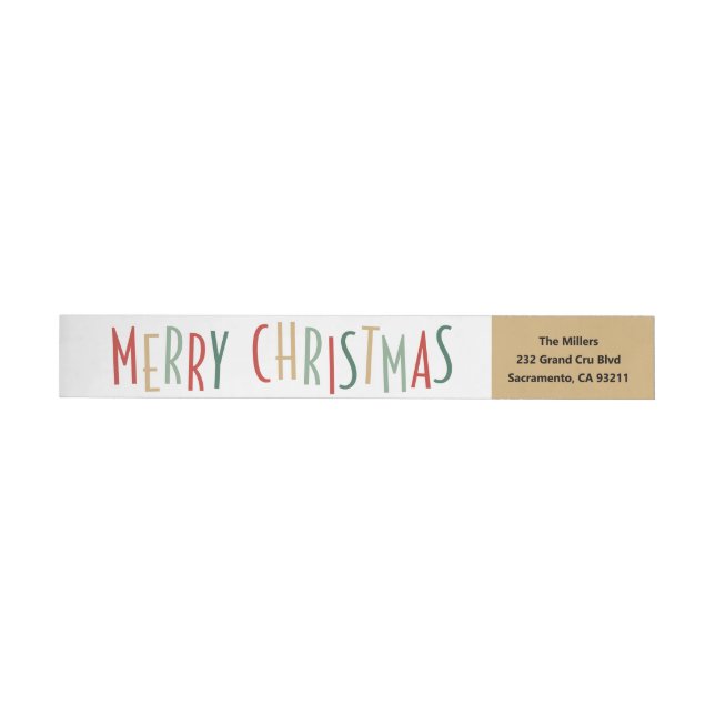 Navidad con letras en negrita (Individual)