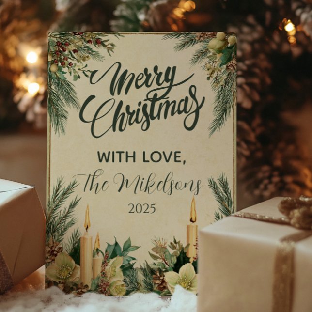 Navidad con Luz de Velas de Siempre Verde (Subido por el creador)