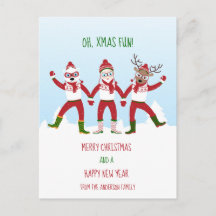 Navidad con Santa Claus, Rudolph, Oso Polar